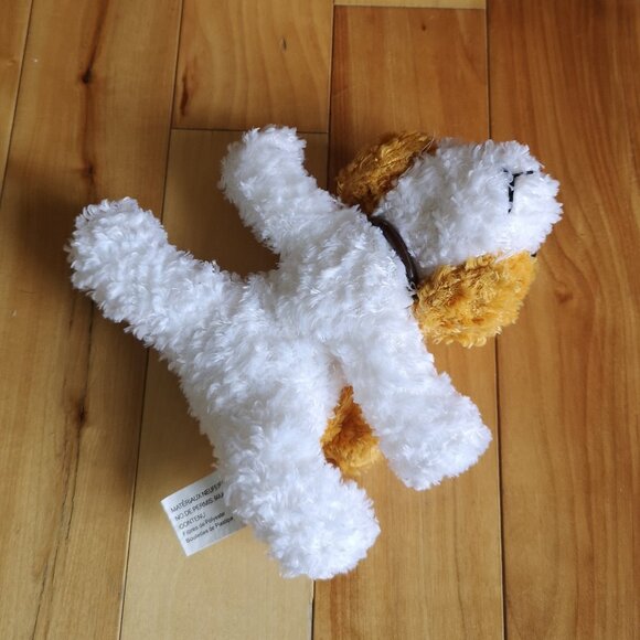 VINTAGE Dog Plushie Brown & White Plush Stuffed Animal - Picture 3 of 3
